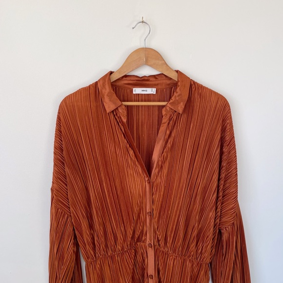 Mango Copper Shirtdress - Picture 2 of 3